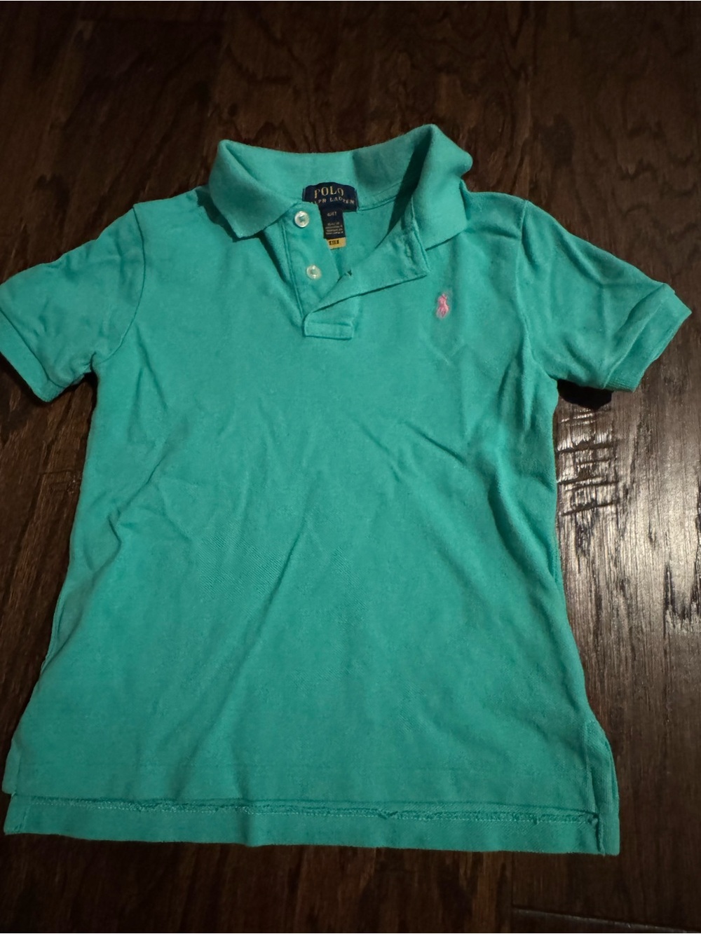 Polo by Ralph Lauren Boys' Turquoise Short Sleeve Polo